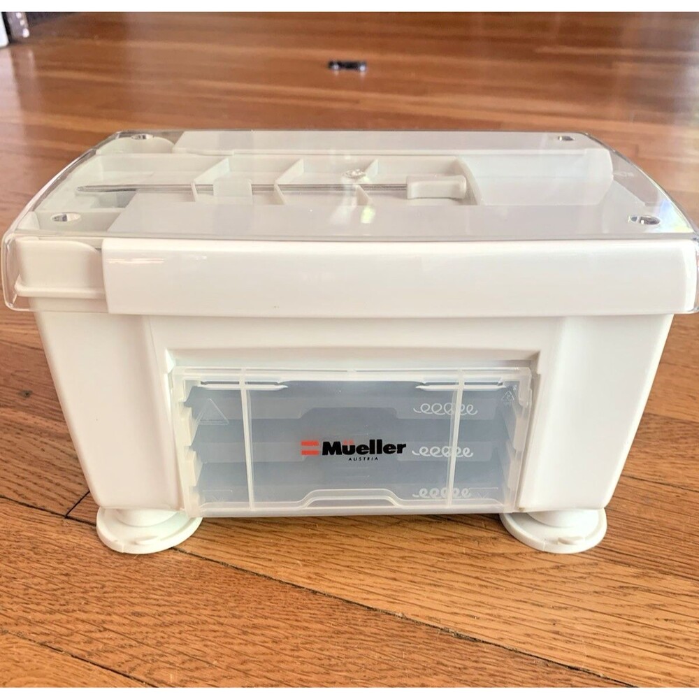 Mueller Spiral-Pro 4 Blade Spiralizer Vegetable Fruit Slicer (open Box) Unused